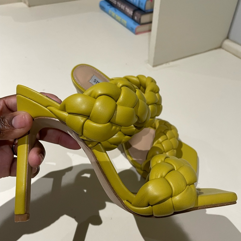 Steve Madden braided heel sandals